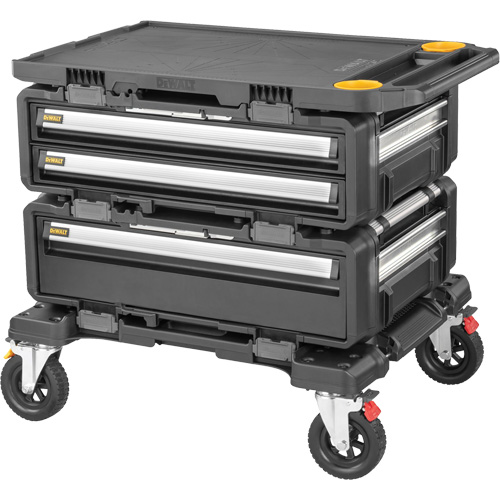 TOUGHSYSTEM&reg; 2.0 DXL 4-in-1 Modular Workstation, 34" x 25-4/5" x 30", Black/Yellow Groupe Generik
