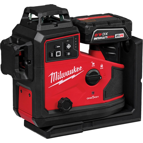 M12 Green 360° 3-Plane Laser with Automatic Alignment & Receiver Groupe Generik