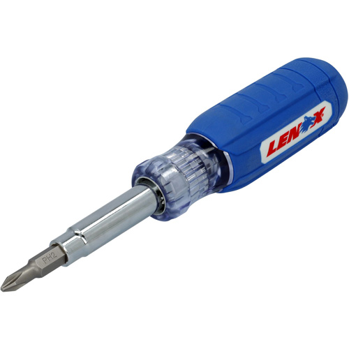 9-in-1 Multi-Bit Screwdriver, Textured Handle Groupe Generik