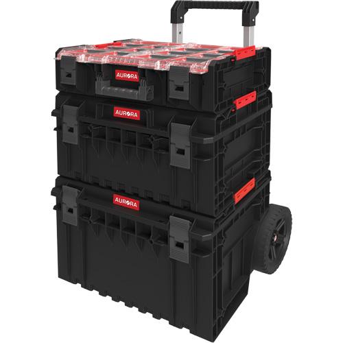 Trousse modulaire de d&eacute;part Arx 3 mcx, 23"/25-1/5" x 19"/15-1/5" x 12-3/5"/26"/6-4/5", Noir/Rouge Groupe Generik