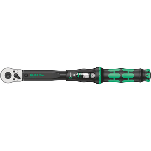 Cl&eacute; dynamom&eacute;trique Click-Torque B2 avec cliquet r&eacute;versible, &agrave; cliquer, Entraînement 3/8" carr&eacute;, 20 - 100 Nm Groupe Generik