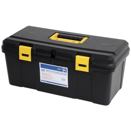 Coffre &agrave; outils portatif en plastique JPTB-22, 22" la x 10-1/4" p x 9-1/2" h, Noir Groupe Generik
