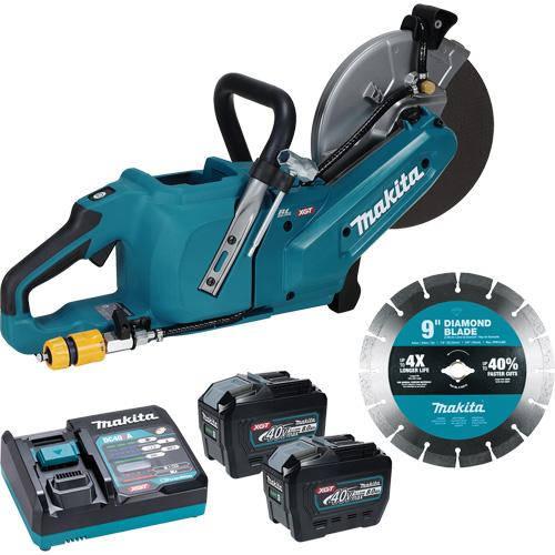 Tronçonneuse &agrave; meule &eacute;lectrique 40?V?max XGT sans balais avec trousse de batteries 8,0?Ah , 9", 40 V Groupe Generik