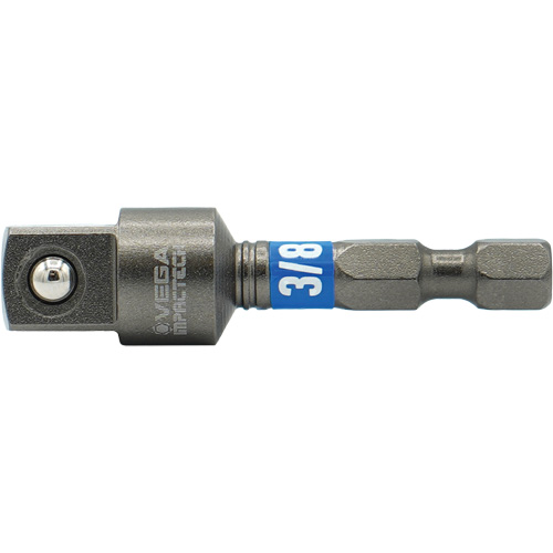 Impactech&reg; Impact Socket Adapter, 1/4" Drive Size, 3/8" Male Size, 2" L Groupe Generik