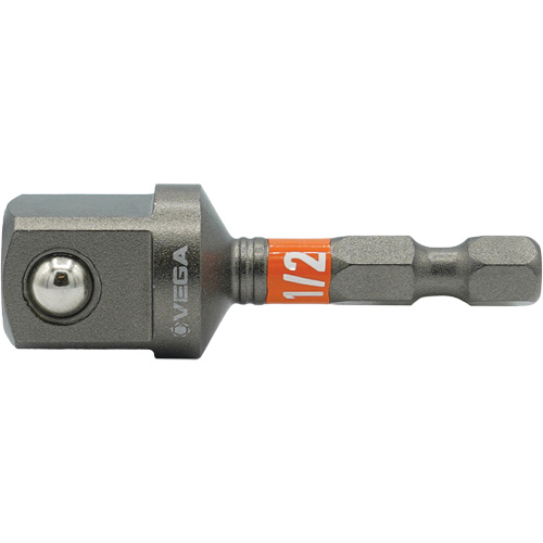 Impactech&reg; Impact Socket Adapter, 1/4" Drive Size, 1/2" Male Size, 2" L Groupe Generik