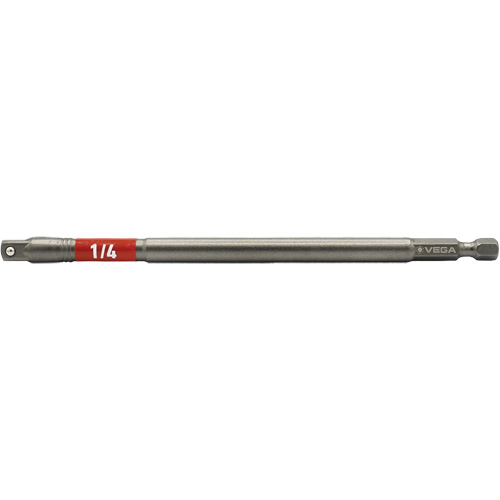 Impactech&reg; Impact Socket Adapter, 1/4" Drive Size, 1/4" Male Size, 6" L Groupe Generik