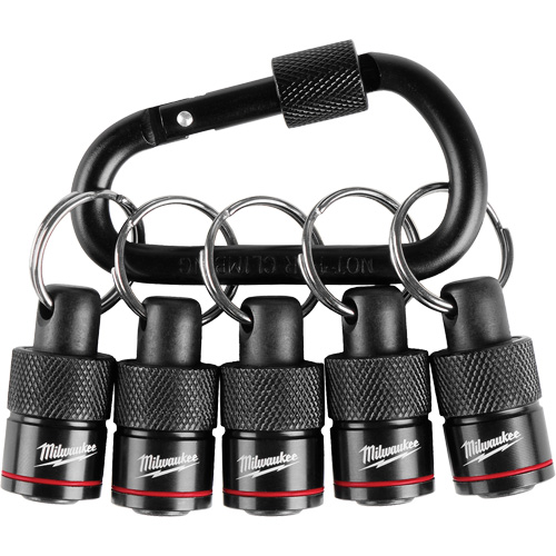 5-Piece Bit Holder with Carabiner Groupe Generik