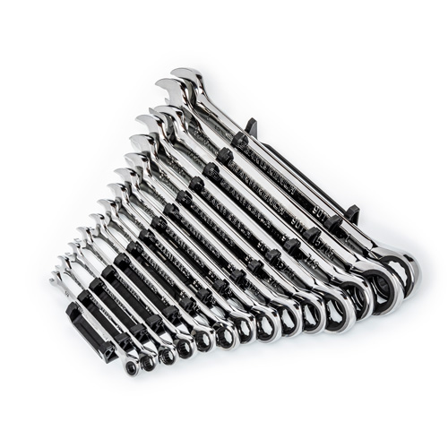 90-Tooth 12 Point SAE Wrench Set, Ratcheting Combination, 14 Pieces, Imperial Groupe Generik