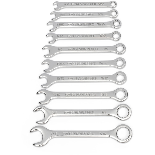 SAE Midget Wrench Set, Combination, 10 Pieces, Imperial Groupe Generik