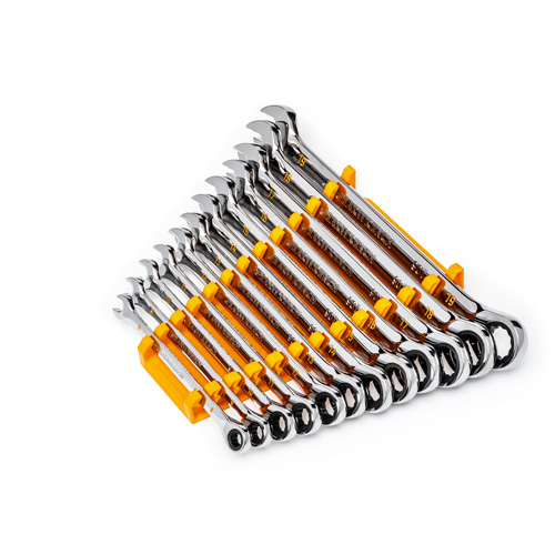 90-Tooth 12 Point Wrench Set, Ratcheting Combination, 12 Pieces, Metric Groupe Generik