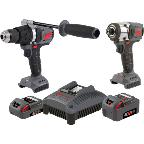 Ensemble de marteau perforateur & tournevis &agrave; chocs, Lithium-ion, 20 V Groupe Generik