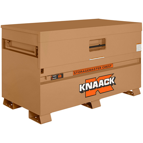 Model 69 Piano Box with Padlock, 60" W x 30" D x 34-1/4" H, Tan Groupe Generik
