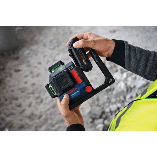 Laser dalignement/nivellement 360 connect&eacute; &agrave; faisceau vert &agrave; trois points Groupe Generik