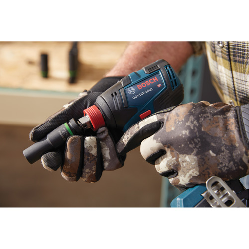 Ensemble visseuse/cl&eacute; &agrave; chocs 2-en-1 pour embouts et douilles, 1/2", 1800 lb-po Couple max., 18 V, Lithium-ion Groupe Generik