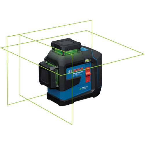 Laser dalignement/nivellement 360 &agrave; faisceau vert &agrave; trois points Groupe Generik
