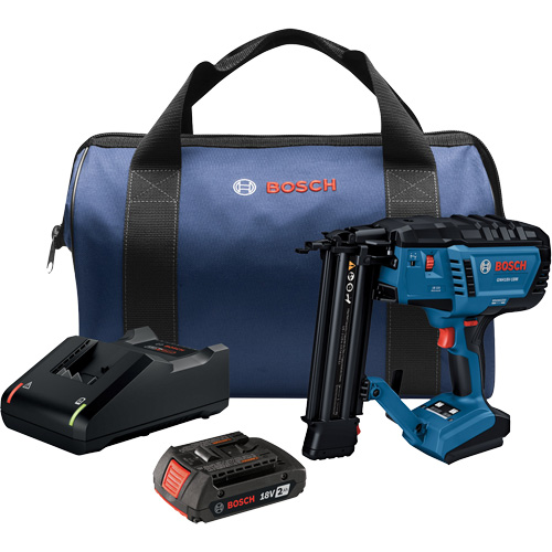 Brushless 18-Gauge Brad Nailer Kit with Standard Power Battery, 18 V, Lithium-Ion Groupe Generik