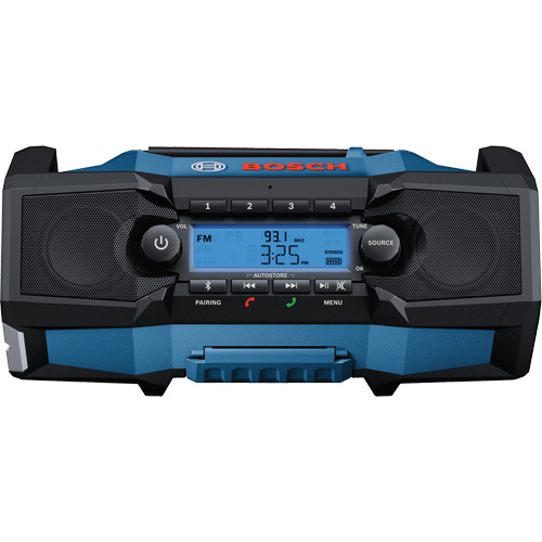 Radio de chantier compacte avec Bluetooth 5.0, Lithium-ion, 18 V Groupe Generik
