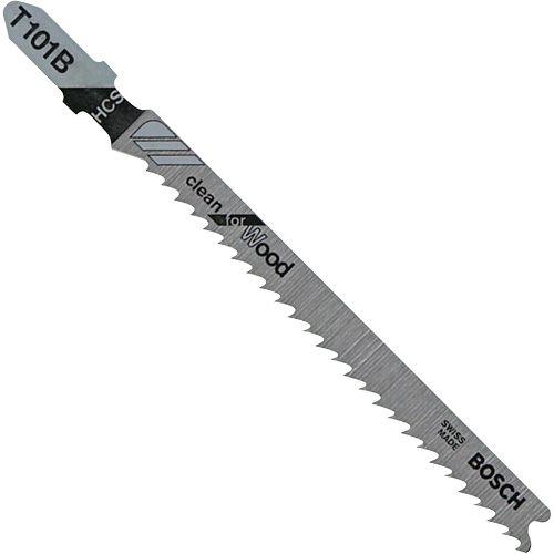 Jigsaw Blade, Carbon Steel, T-Shank, 4" L, 10 TPI Groupe Generik