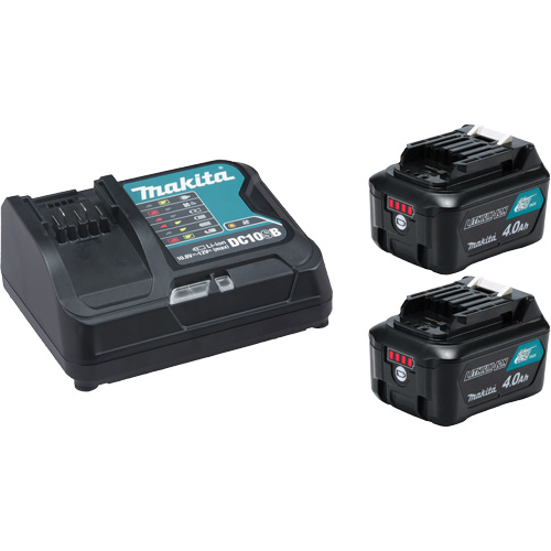 Ensemble de d&eacute;part CXT avec chargeur rapide et deux batteries de 4?Ah, 12 V, Lithium-ion Groupe Generik