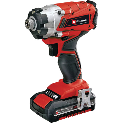 Cordless Impact Driver Kit, 1/4", 1240 in-lbs Max. Torque, 18 V, Lithium-Ion Groupe Generik