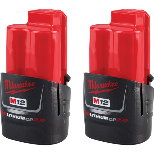 M12 REDLITHIUM CP2.0 Compact Batteries, Lithium-Ion, 12 V, 2 Ah Groupe Generik
