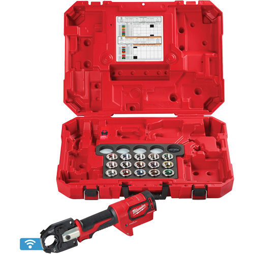 M18 FORCE LOGIC 600 MCM Crimper with #8 - 600 MCM Cu Dies Groupe Generik