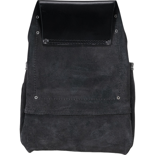 Phantom Collection Heavy-Duty Nail & Tool Bag, Leather, 10 Pockets, Black Groupe Generik