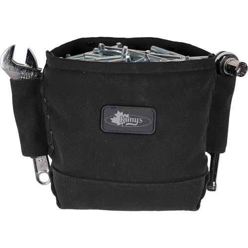Phantom Collection Nut & Bolt Bag with 2 Sleeves, Canvas, 3 Pockets, Black Groupe Generik