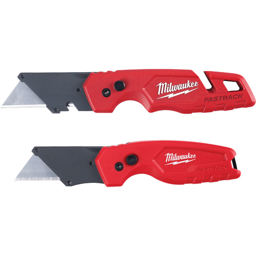 2-Piece FASTBACK Folding Utility Knife Set, Plastic Handle Groupe Generik