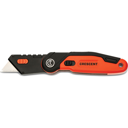 Couteau utilitaire pliant, 1" lame, lame en Acier, poign&eacute;e en Aluminium Groupe Generik