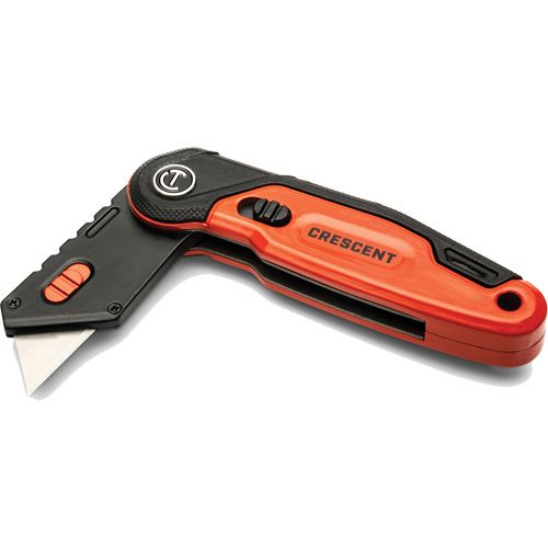 Couteau utilitaire pliant, 1" lame, lame en Acier, poign&eacute;e en Aluminium Groupe Generik