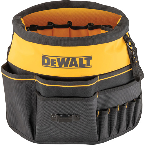 Organisateur pour seau &agrave; outils, 19-3/4" lo x 2" la x 19-5/8" h, Noir/Jaune Groupe Generik