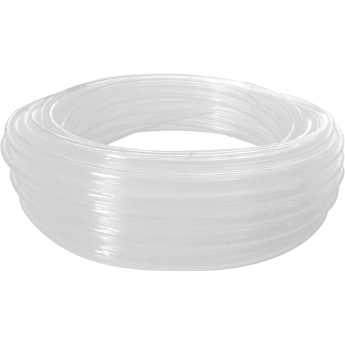 High-Flexibility Pneumatic Tubing, Air, 0.5" OD x 100' L, Polyurethane, Clear Groupe Generik