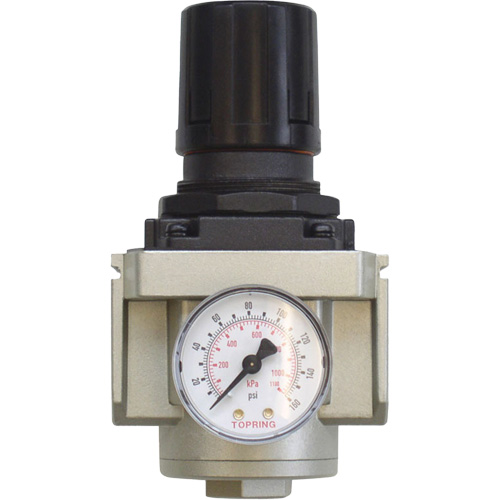 AIRFLO 450 Aluminum Regulator, 3/4" NPT, 145 PSI Max. PSI, Modular Groupe Generik