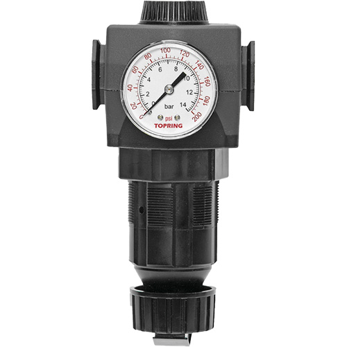 D&eacute;tendeur &agrave; diaphragme en zinc MODULAIR 400, 1/2" NPT, PSI max. de 300 psi, Canalisation/Modulaire Groupe Generik