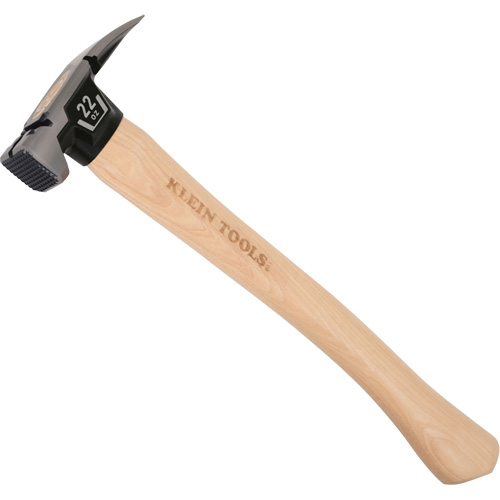 Marteau &agrave; panne fendue droite &agrave; face meul&eacute;e, 22 oz, Prise en Bois, 16-1/10" lo Groupe Generik