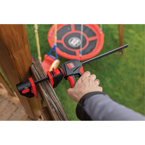 Ensemble de serre-joints &agrave; g&acirc;chette pour barres &agrave; une main avec poign&eacute;e rotative &agrave; 360°, 12" (304,8 mm) Groupe Generik