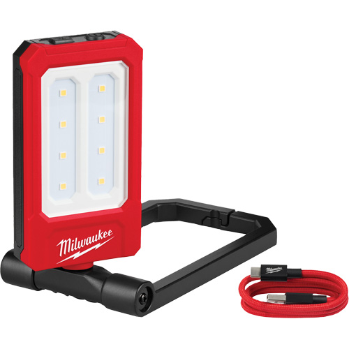 Baladeuse magn&eacute;tique rechargeable &agrave; profil bas, DEL, 100/250/500 lumens, Boîtier en Plastique/Aluminium Groupe Generik