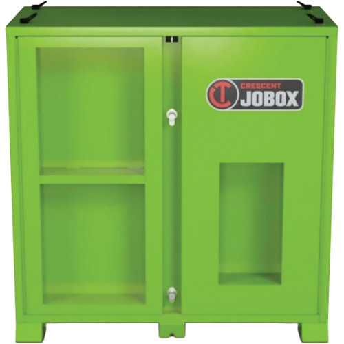 Armoire de rangement d'&eacute;PI sur place, Acier, Vert lime haute visibilit&eacute; Groupe Generik