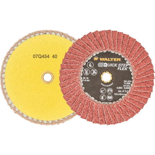 DISQ BLENDER QS 4-1/2 GR40, 4-1/2" x Type 29, Grain 40, Oxyde d'aluminium Groupe Generik