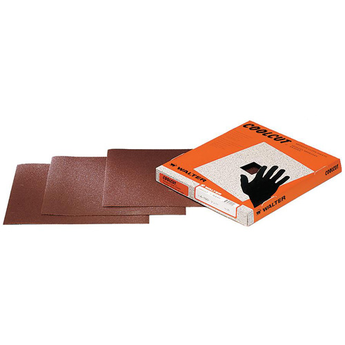 Papier abrasif manuel Coolcut, 9" x 11", Grain 40, Oxyde d'aluminium Groupe Generik