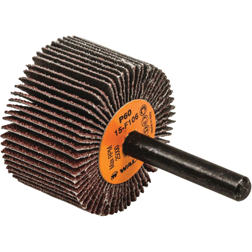 Flap Wheels-Coolcut Flap Wheels, Aluminum Oxide, 60 Grit, 1-1/2" x 1" x 1/4" Groupe Generik