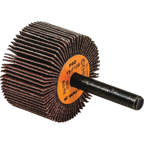 Flap Wheels-Coolcut Flap Wheels, Aluminum Oxide, 80 Grit, 1-1/2" x 1" x 1/4" Groupe Generik