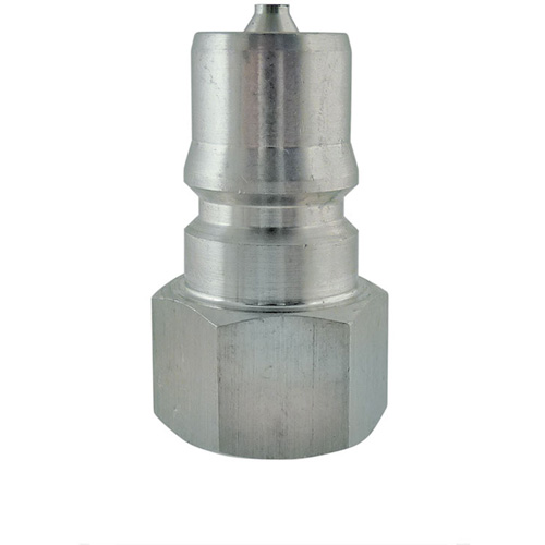 Hydraulic Quick Coupler - Plug, Stainless Steel, 1/4" Dia. Groupe Generik