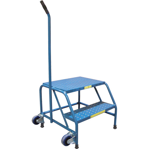 Tilt-N-Roll Step Stands, 2 Step(s), 24" L x 29" W x 19" H, 300 lbs. Capacity Groupe Generik
