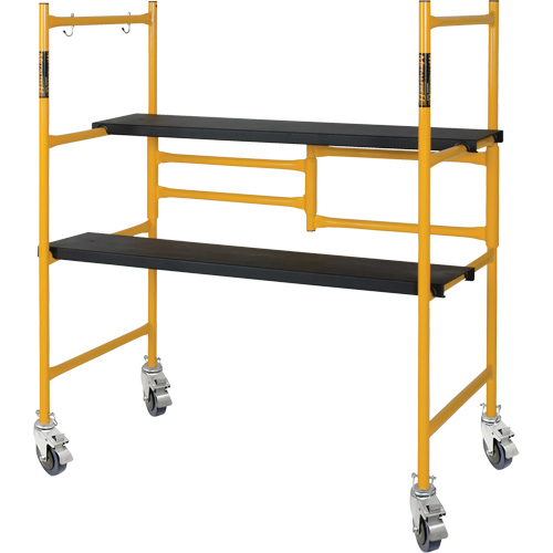 Ensemble de petit &eacute;chafaudage de base de 4' Jobsite Series, Cadre Acier, 41" p x 45-3/4" h Groupe Generik