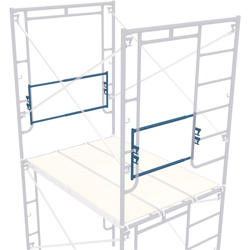 Garde-corps dextr&eacute;mit&eacute; extensible pour l'&eacute;chafaudage, Barre de retenue, 21" h Groupe Generik