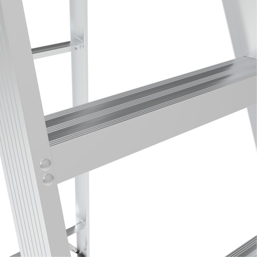 Step Ladder, 10', Aluminum, 225 lbs. Capacity, Type 2 Groupe Generik