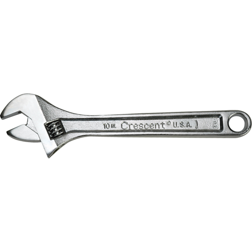 Cl&eacute;s &agrave; molette Crescent, 8" lo, la max. 1-1/8", Chrome Groupe Generik