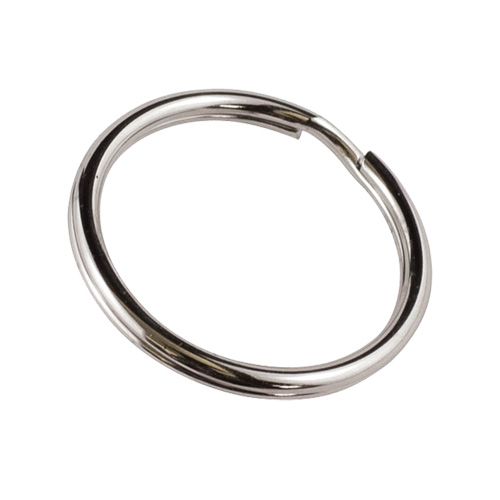 Split Ring, 10.87 mm, Zinc Plated Groupe Generik